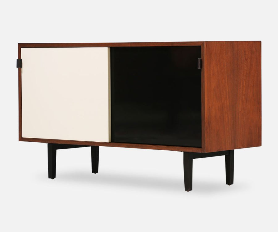 Florence Knoll Walnut & Lacquered Credenza