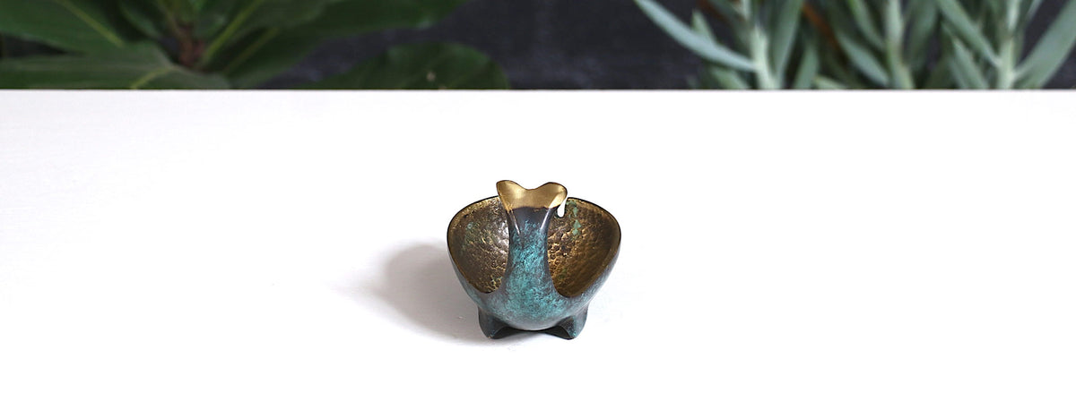 Maurice Ascalon Bronze Whale Ashtray for Pal-Bell