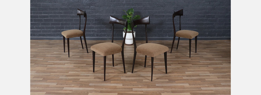 Ariberto Colombo Italian Dining Chairs for Ico Parisi