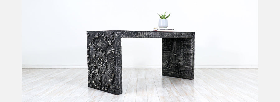 Adrian Pearsall "Sculptra" Brutalist Console Table for Craft Associates