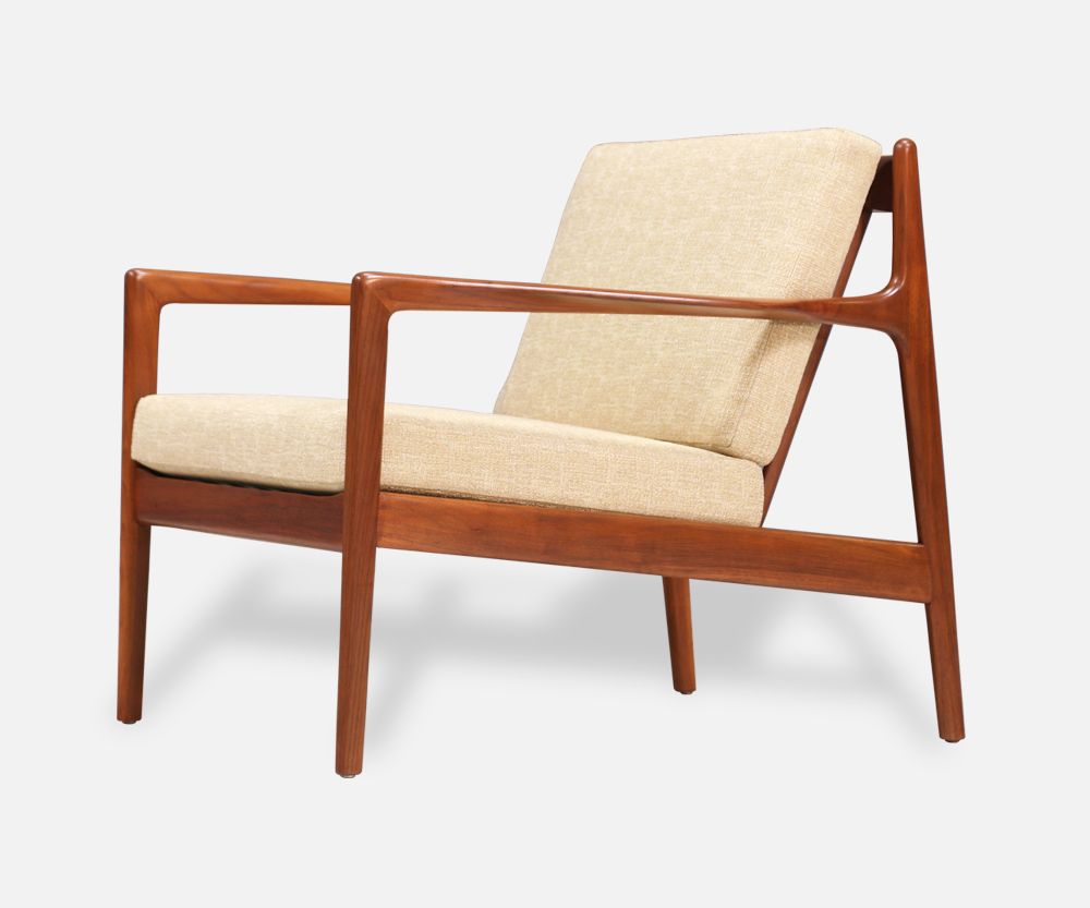 Folke Ohlsson Model 74-C Walnut Lounge Chair for Dux 2