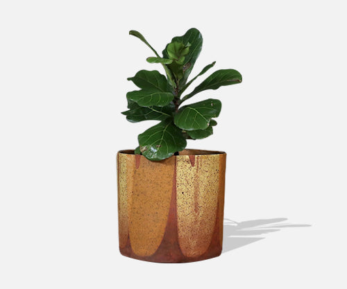 Californian Modern "Flame Glaze" Planter by David Cressey & Robert Maxwell 