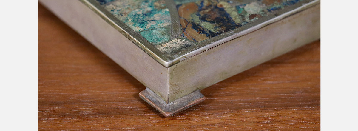 Mexican Modernist "Metales Casados" Box by Los Castillos
