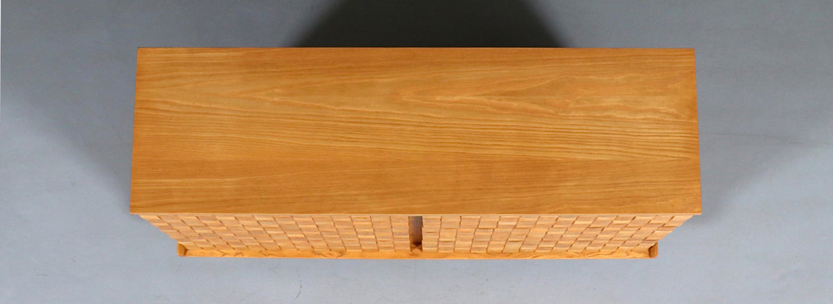 California Modernist "Basket Weave" Dresser by Paul Laszlo