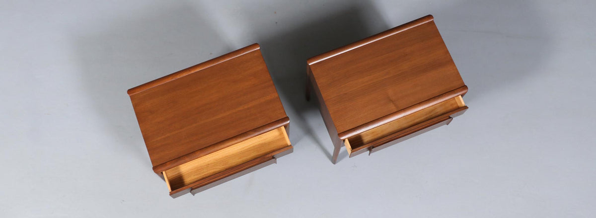 Mid-Century Modern "Parallel" Night Stands by Barney Flagg for Drexel