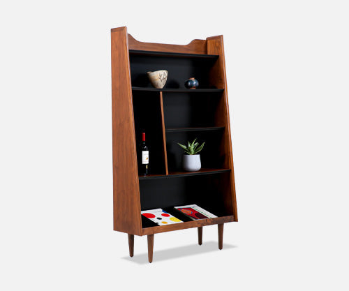 Merton L. Gershun Free-Standing Walnut Bookshelf for Dillingham 