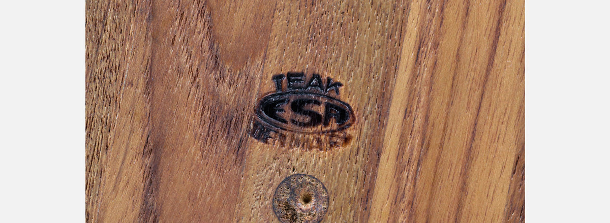 Danish Modern Sculpted Teak Ice Bucket by ESB