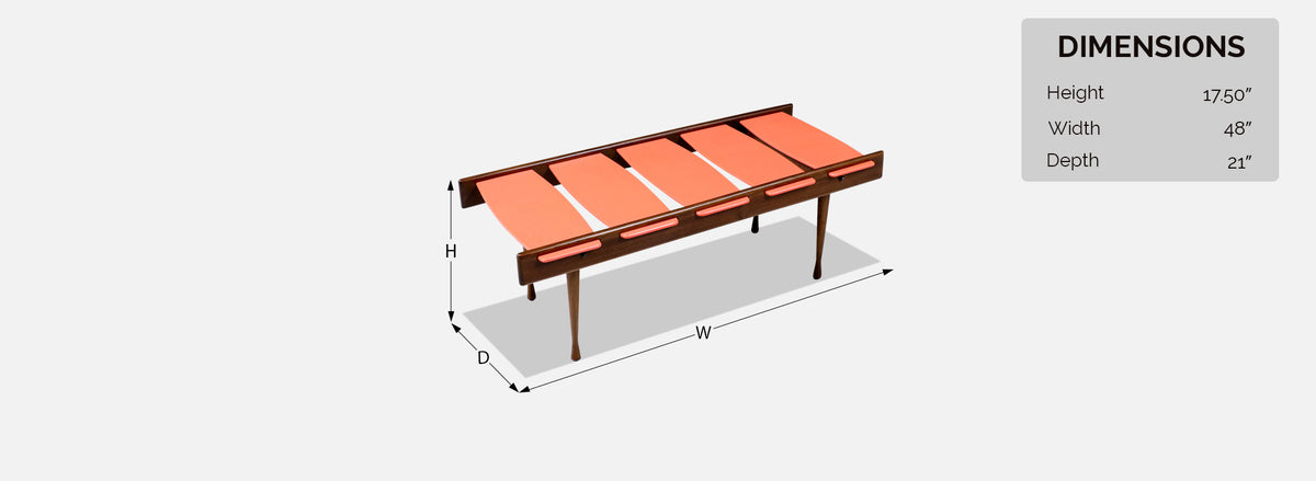 Mid-Century Modern Two-Tone Lacquered Coffee Table
