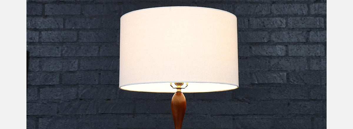 Tony Paul Sculpted Brass & Walnut Table Lamp by Westwood Industries