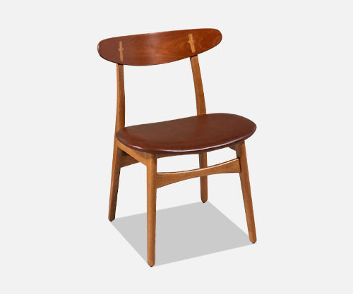 Hans Wegner CH-30 Oak & Leather Chair Carl Hansen & Son
