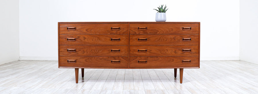 Danish Modern Teak Dresser by Munch Slagelse
