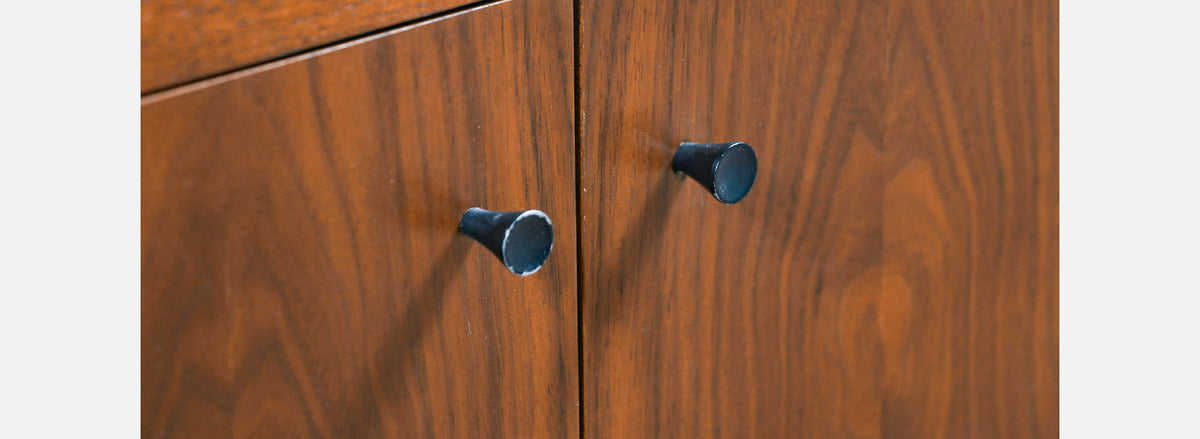 Californian Modernist Walnut Night Stands by John Kapel