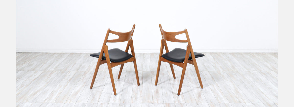 Hans J. Wegner "Sawbuck" CH-29 Desk Chair for Carl Hansen & Søn