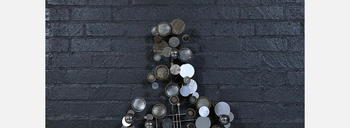 Vintage Californian Modern "Raindrop" Chrome Sculpture by Curtis Jere