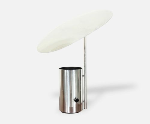 George Nelson “Half-Nelson” Chrome Reflector Lamp for Koch & Lowy