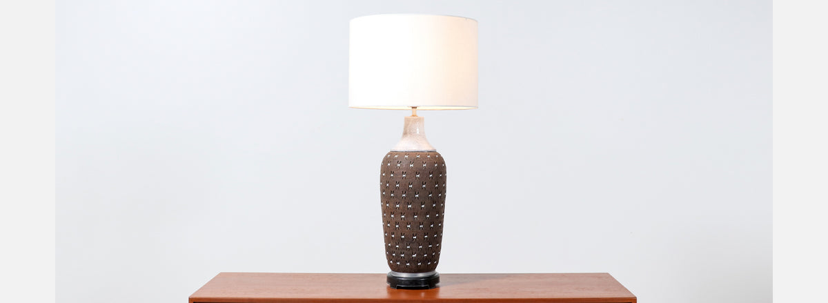 Mid-Century Modern Italian Ceramic Table Lamp for Bitossi