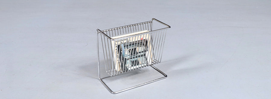 Post Modern Cantilever Steel Magazine / Book Rack