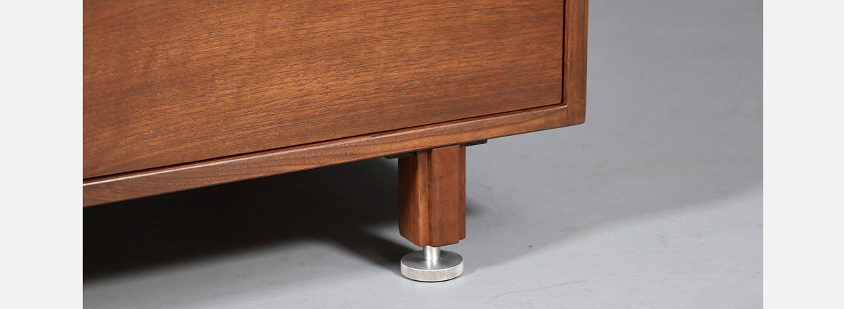 Jens Risom Walnut Filing Cabinet