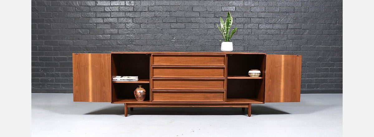 Californian Modern Credenza by John Keal for Brown Saltman