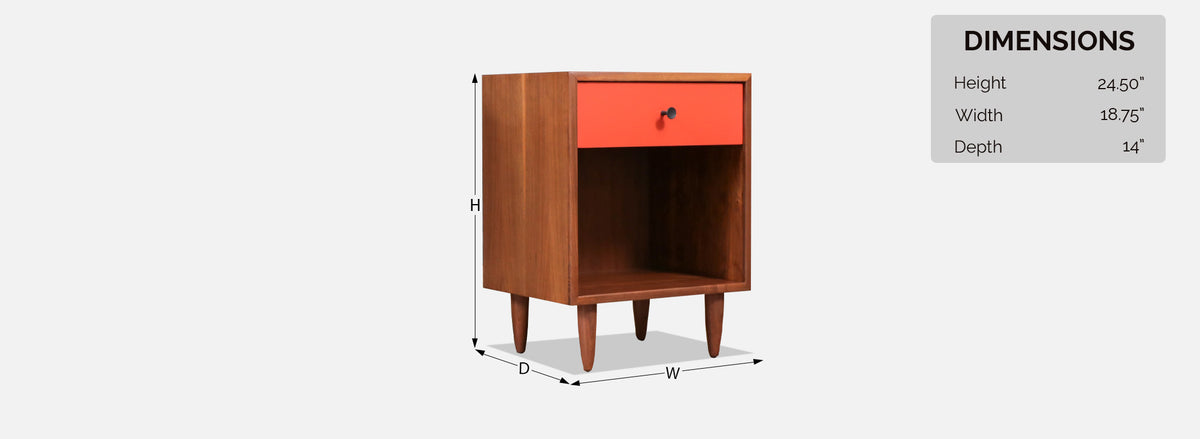 Milo Baughman Two-Tone Lacquered Night Stands for Glenn of CA 