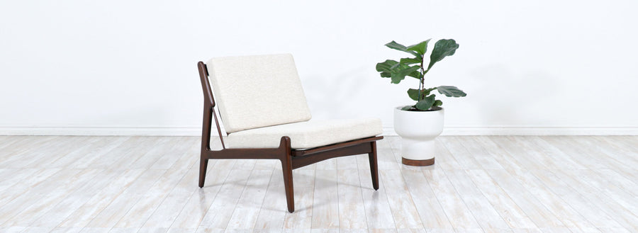Danish Modern Sculptural Lounge Chair by Ib Kofod-Larsen for Selig
