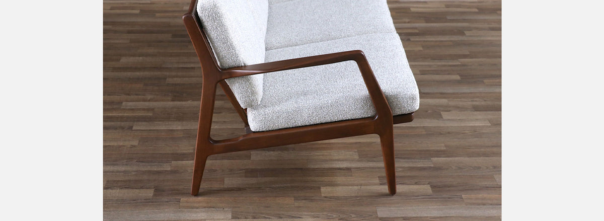 Danish Modern Sculpted Sofa by Ib Kofod-Larsen