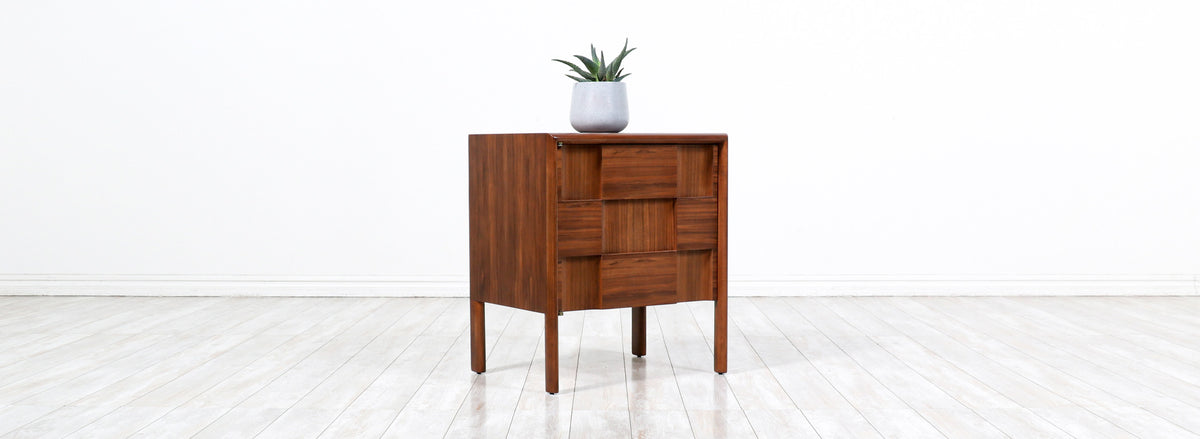 Edmond J. Spence Sculpted Night Stand for Daniel Jones Inc.