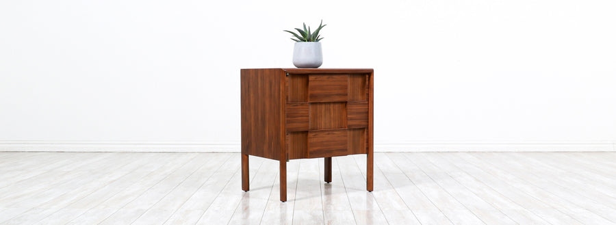 Edmond J. Spence Sculpted Night Stand for Daniel Jones Inc.