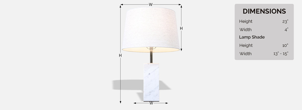 Mid-Century Modern Italian Marble Table Lamp by Laurel