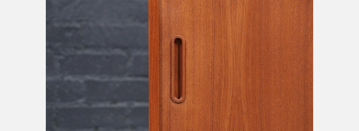 Danish Modern Teak Credenza by Carlo Jensen for Hundevad Co.