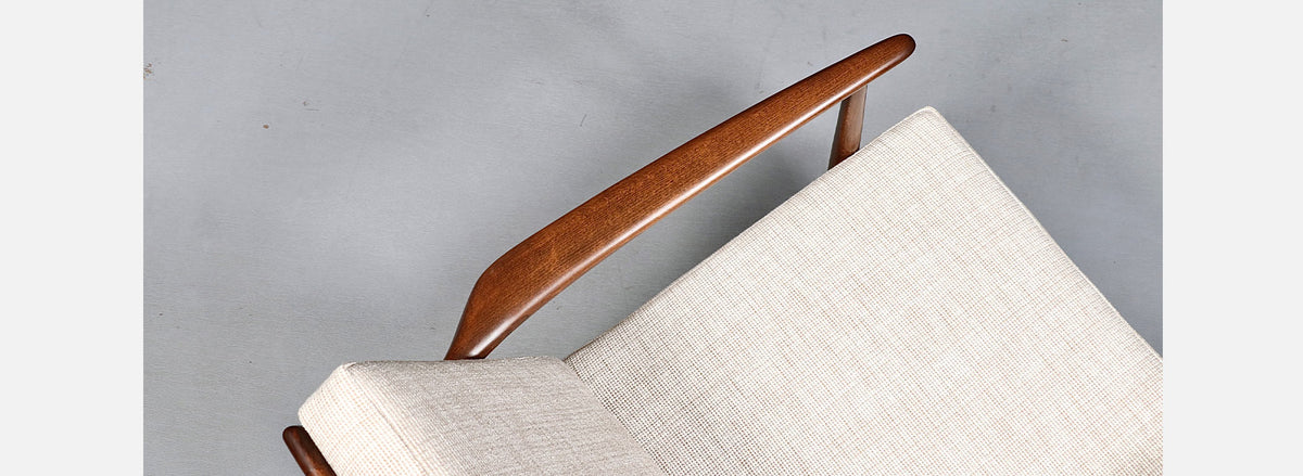 Pair of Ib Kofod Larsen “Spear” Lounge Chairs for Selig