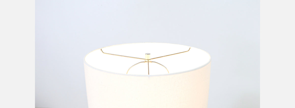 California Modern Sculpted Swirl Table Lamp by Modeline of CA