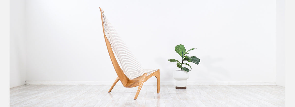 Original Jørgen Høvelskov "Harp" Chair for Christensen & Larsen