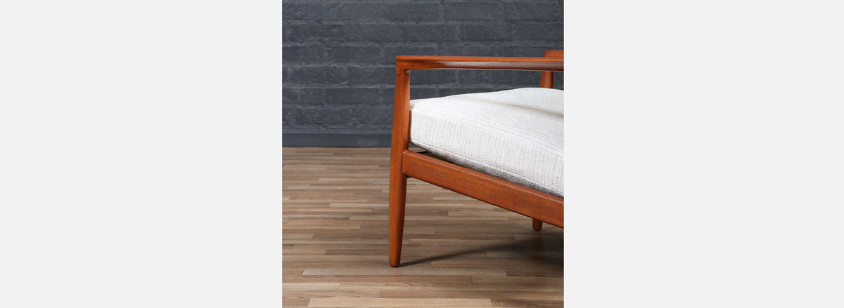 Folke Ohlsson Model 72-C Teak Lounge Chairs for Dux