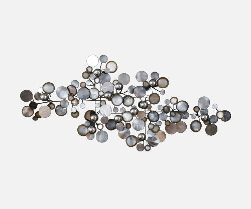 Large Californian Modern "Raindrop" Chrome Sculpture by Curtis Jere