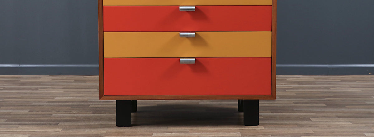 George Nelson Multi-Color Lacquered Chest for Herman Miller