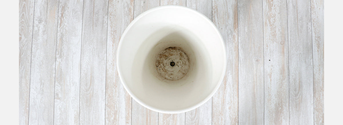 Mid-Century Modern Architectural Double Cone Planter by Bauer
