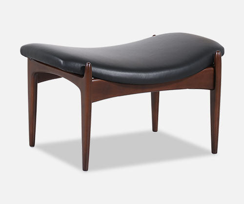 Ib Kofod-Larsen Sculptural Stool for Selig 