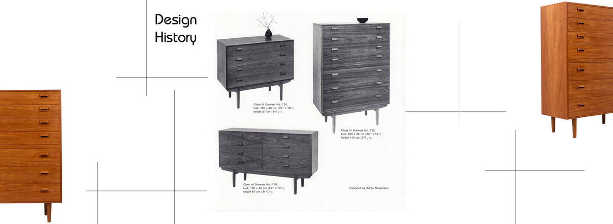 Danish Modern Teak Chest of Drawers by Børge Mogensen for Søborg Møbler