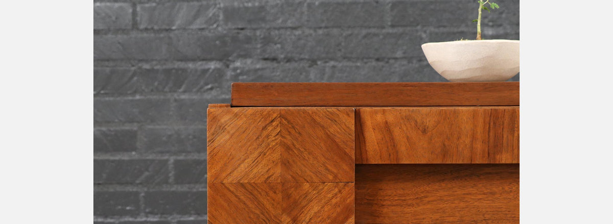 Mid-Century "Staccato" Brutalist Dresser by Lane