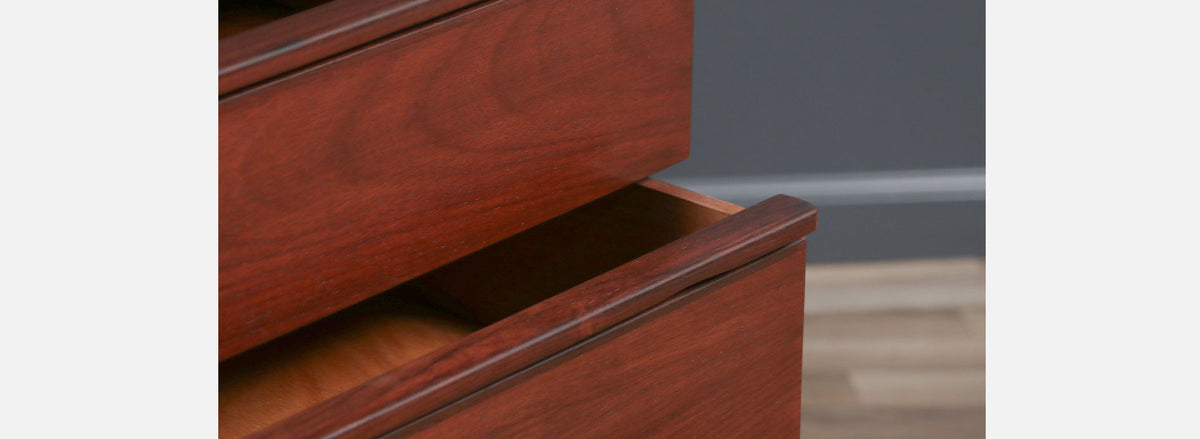 Scandinavian Modern Rosewood Dresser by Westnofa Furniture