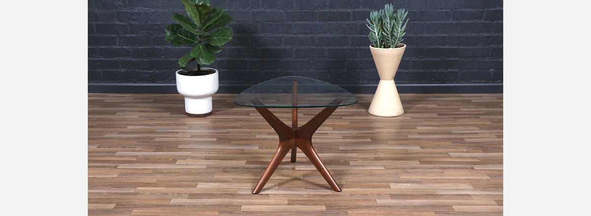 Adrian Pearsall "Jax" Sculpted Walnut Side Table