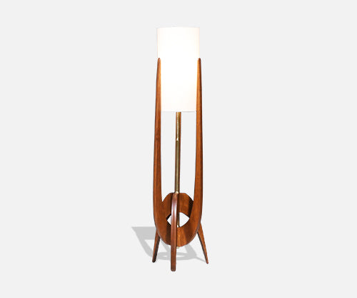 Mid-Century Modern Sculpted Lamp by R & J Manufacturing