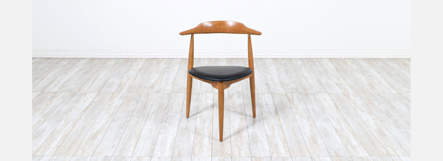 Hans J. Wegner Model-4103 Oak & Leather Desk Chair for Fritz Hansen