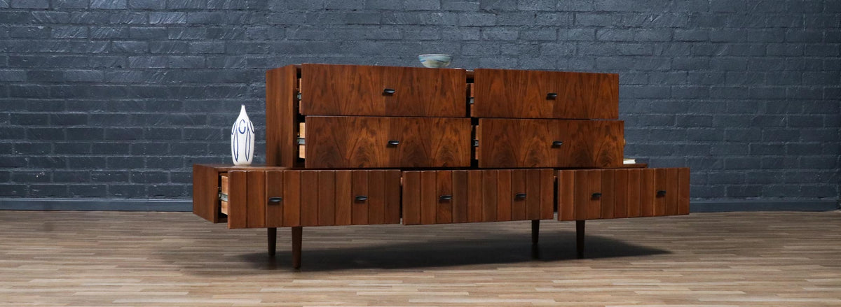 Mid-Century Canadian Brutalist Modular Dresser