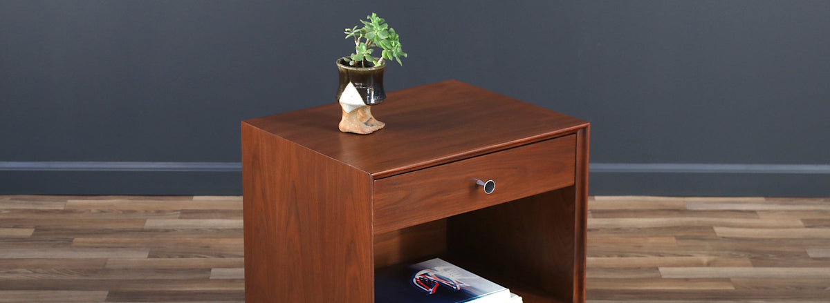 Richard Thompson Walnut Night Stand for Glenn of California