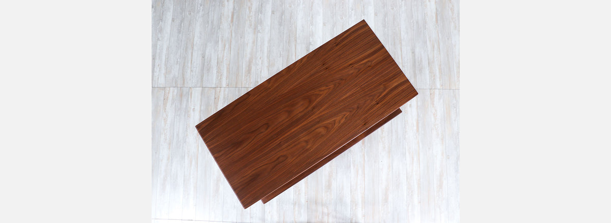 Mid-Century Modern Sculpted Walnut Chest of Drawers