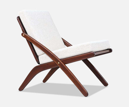 Italian Modern "Scissor" Lounge Chair