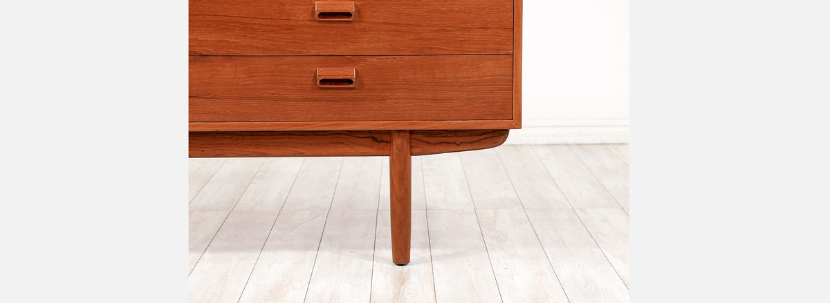 Børge Mogensen 8-Drawer Teak Dresser for Søborg Møbelfabrik