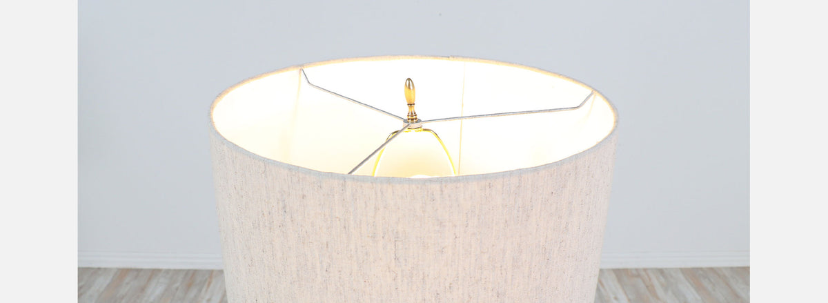 Mid-Century Modern Geometric Form Table Lamp
